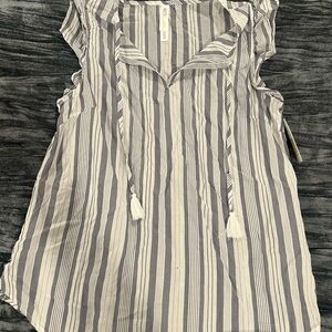 Striped Sleeveless PJ top Size XS by Gilligan & O’Malley